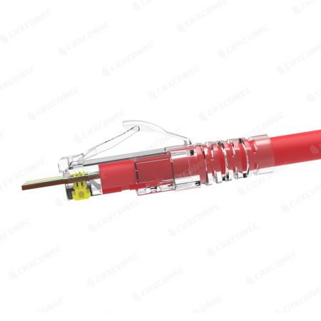 מעבר קל של Cat.6 UTPקונקטור RJ45 קונקטור RJ45